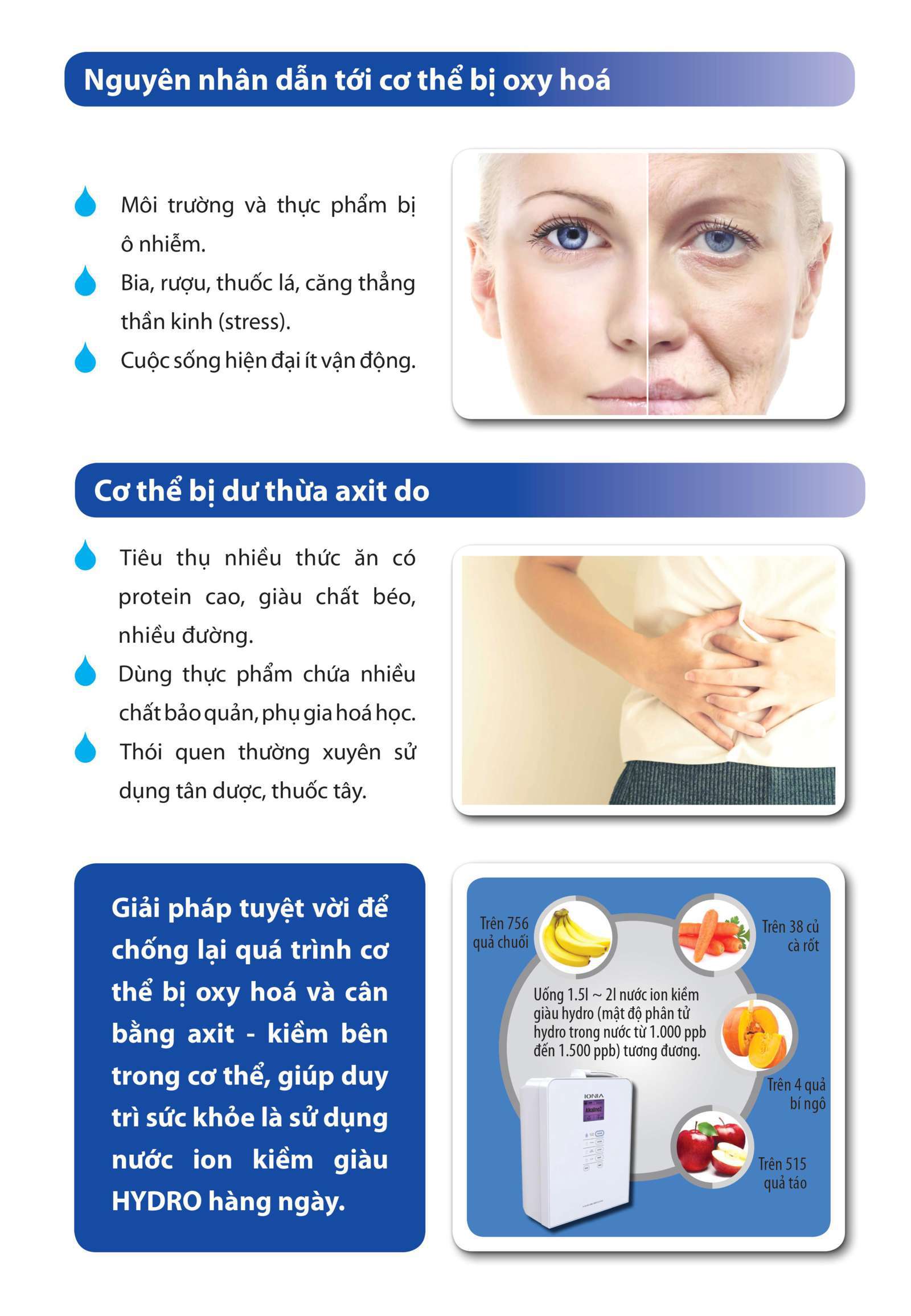 Catalogue máy lọc nước ion kiềm IONIA